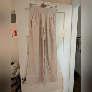 Dynamite Cream Wide Leg Pants